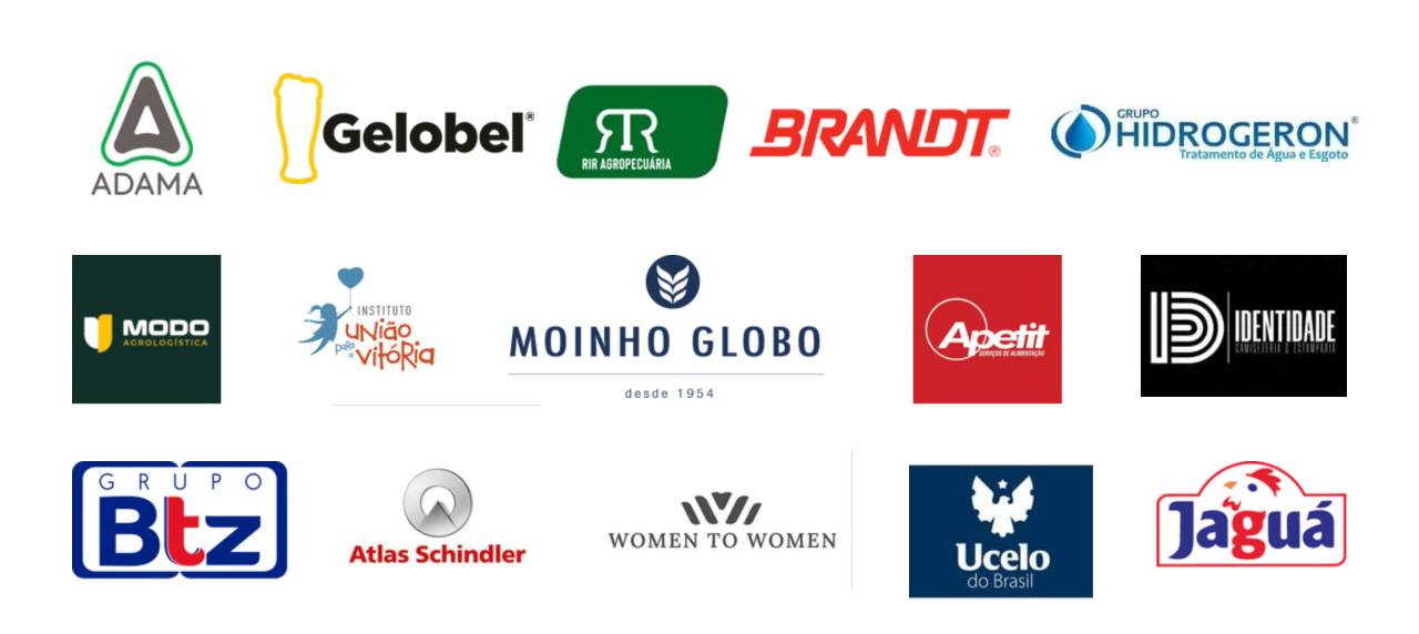 Empresas que já vivenciaram o Código Horse: Adama, Gelobel, RIR Agropecuária, Brandt, Hidrogeron, Modo Agrologística, Instituto União pela Vitória, Moinho Globo, Apetit, Identidade, Grupo Btz, Atlas Schindler, Women to Women, Ucelo do Brasil, Jaguá